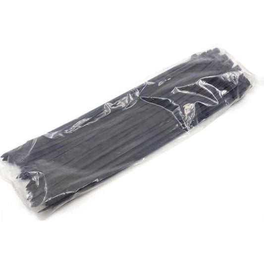 AMC Black Cable Ties in Pack of 100 (780mm x 9.0mm / 79.4kg) 8-04051-BK