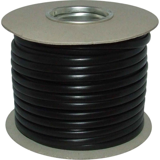 Oceanflex Flat 2 Core 2.5mm&sup2; Tinned Black Thin Wall Cable (100m) 8-08197T-BK