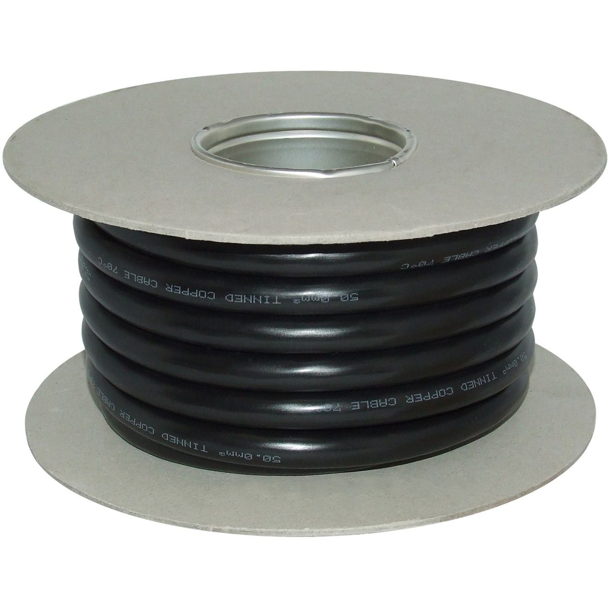 Oceanflex 50mm&sup2; Tinned Black Battery Cable (10 Metres)