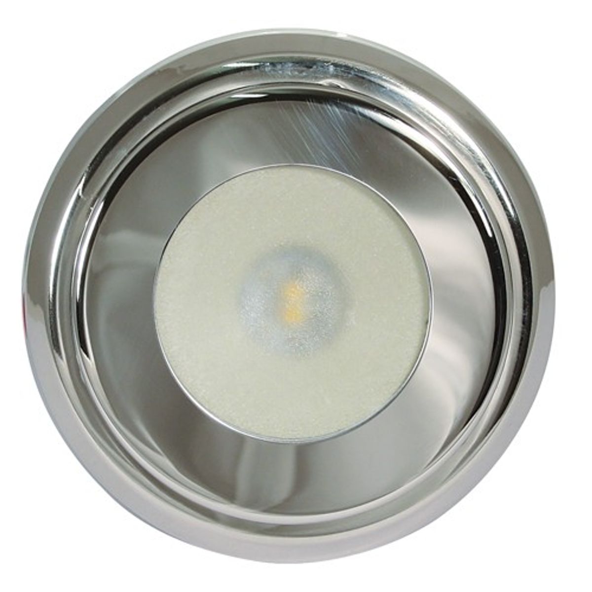 Quick Tim LED Downlight Stainless 12/24V 2W Warm White (Surface Mount) 8-10358