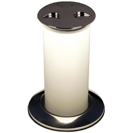 Quick Secret LED Light in Stainless Steel (3W / Warm White / 12 & 24V) 8-10751