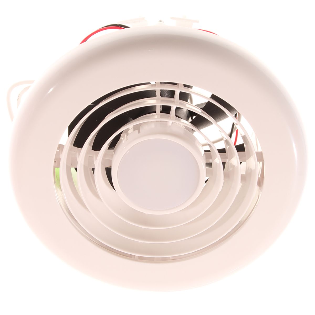 AG Extractor Fan and Light 12V White Chrome 8-12098
