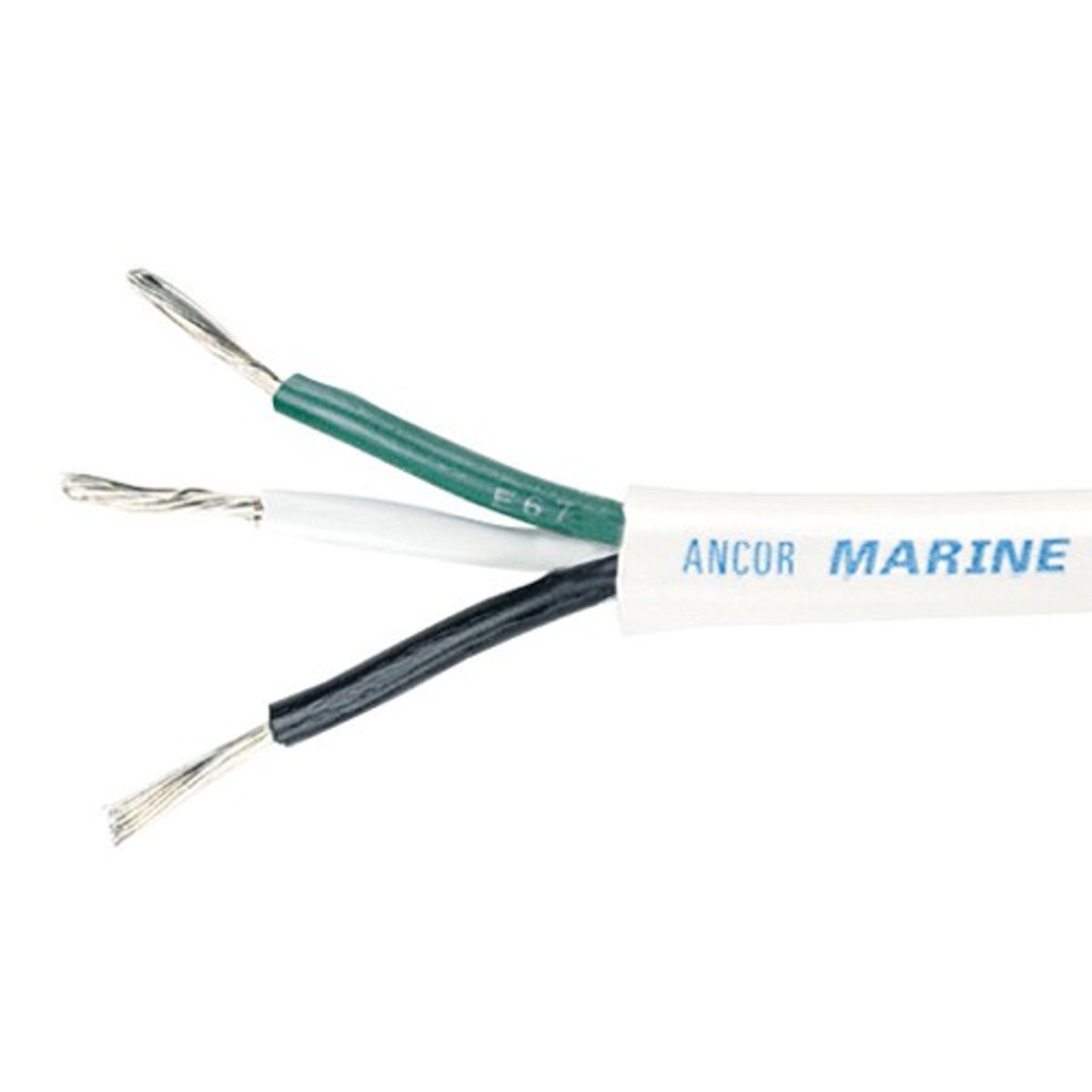 Ancor Round 3 Core 2mm² Tinned White Thin Wall Cable (30m)