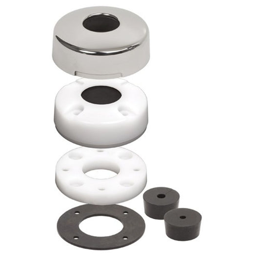 Blue Sea CableClam Plastic Cable Gland Deck Seal (21mm / Stainless)