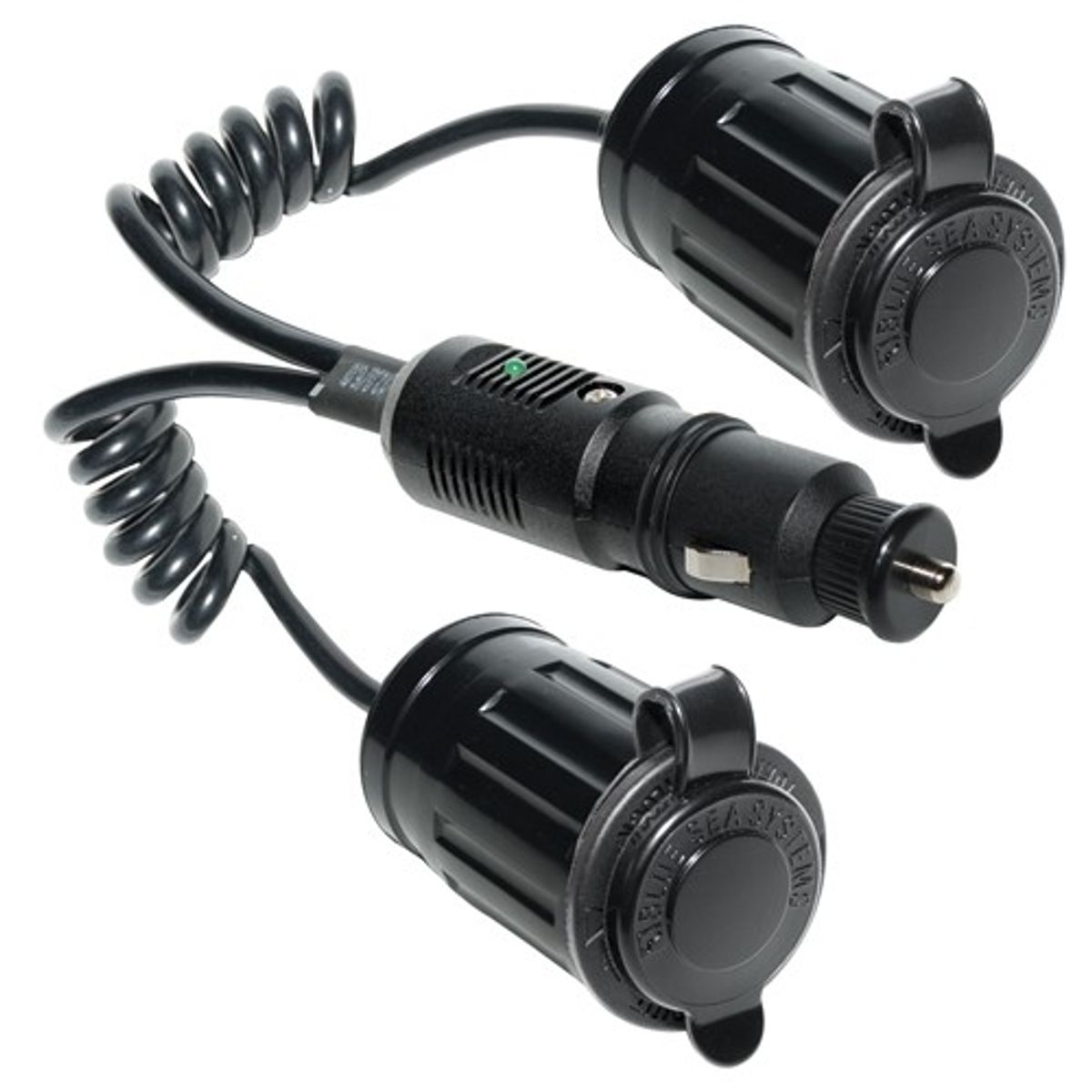 Blue Sea Plug and Dual Extension Socket (12V DC)