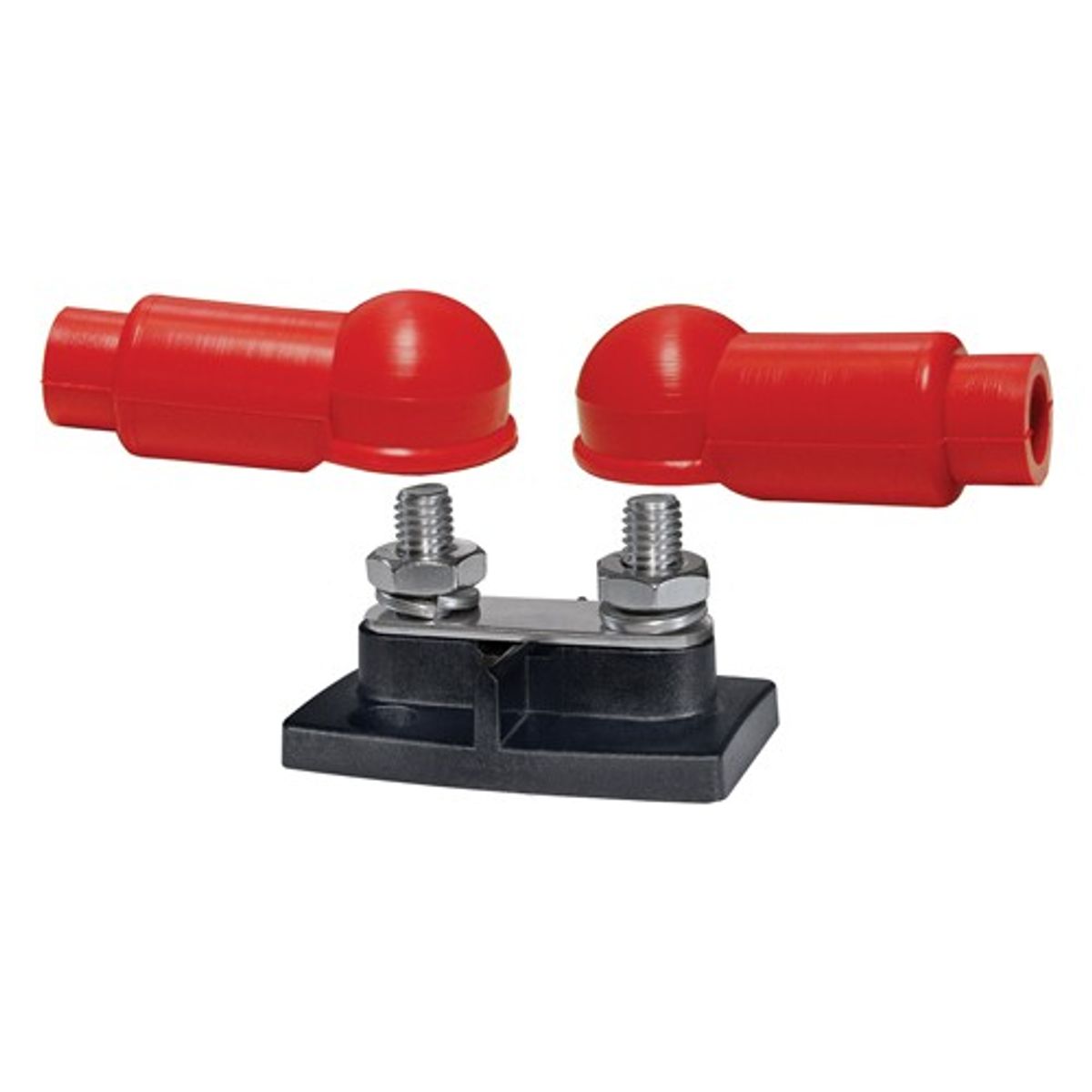 Blue Sea PowerBar Dual Busbar with Red Cover (2 x 3/8" Connections)