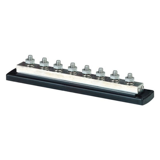 Blue Sea Black PowerBar Busbar (600A / 8 x 3/8" Connections)