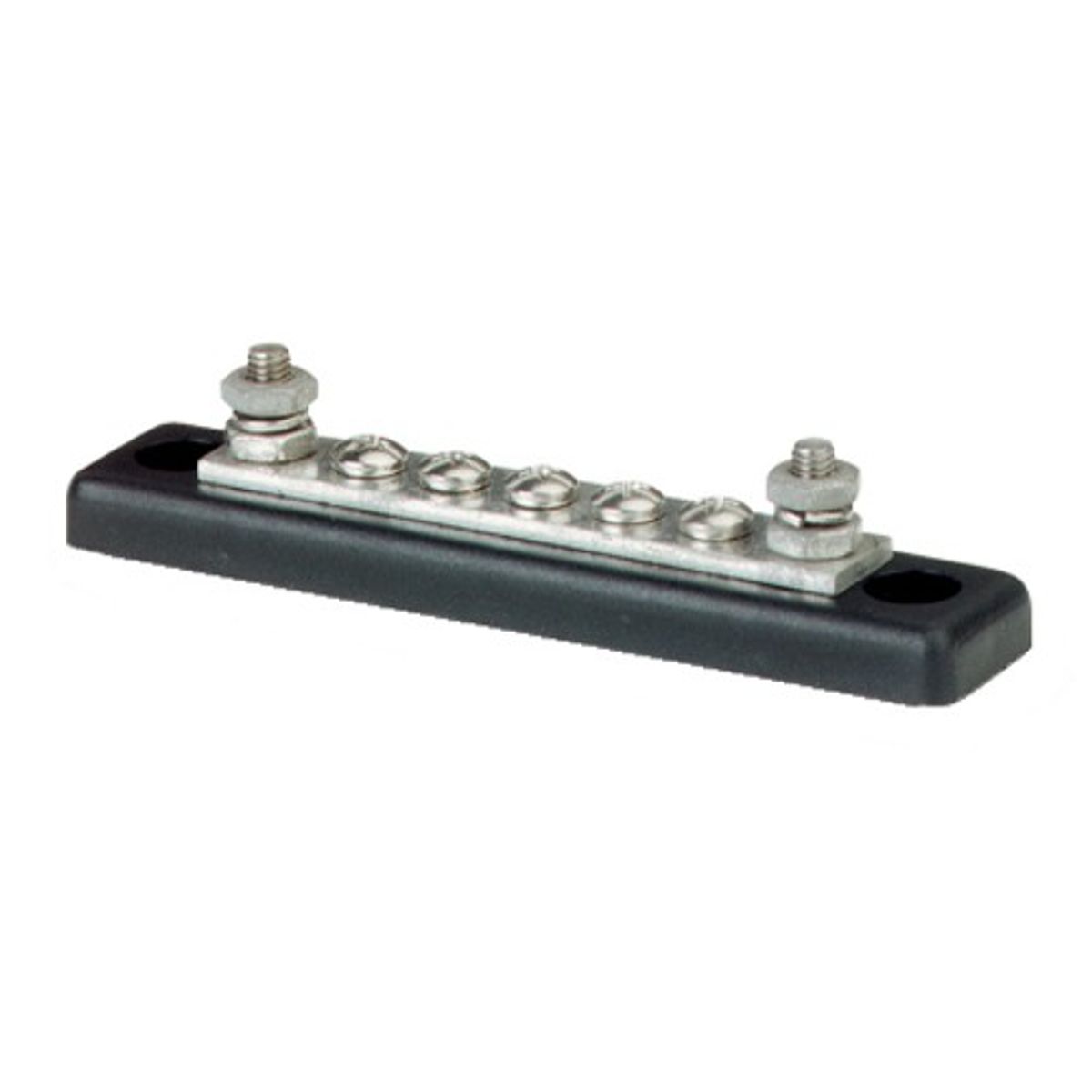 Blue Sea Mini Busbar (100A / 5 Terminals / Black)