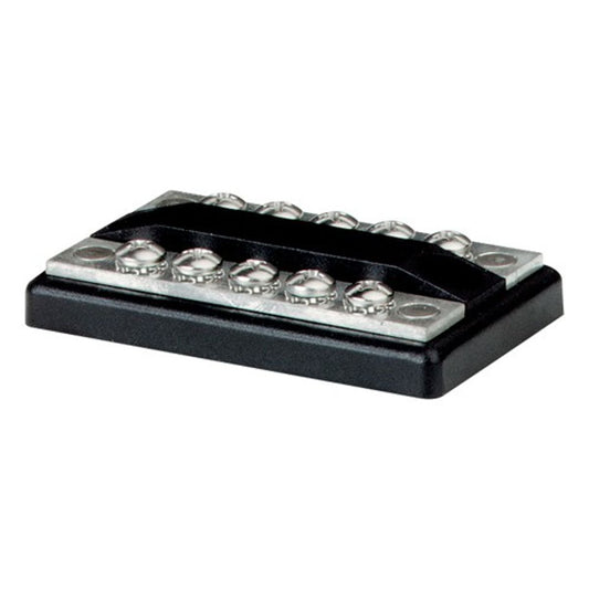 Blue Sea DualBus Positive & Negative Busbar (100A / 5 x #8-32 Screw)