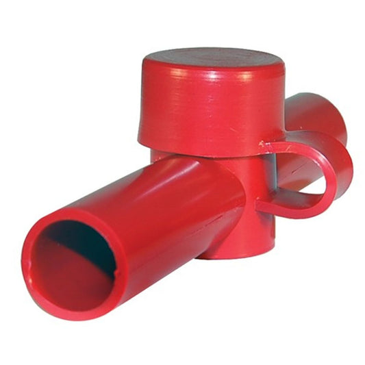 Blue Sea Red Dual Entry Cable Terminal Cover (Up To 68mm²)