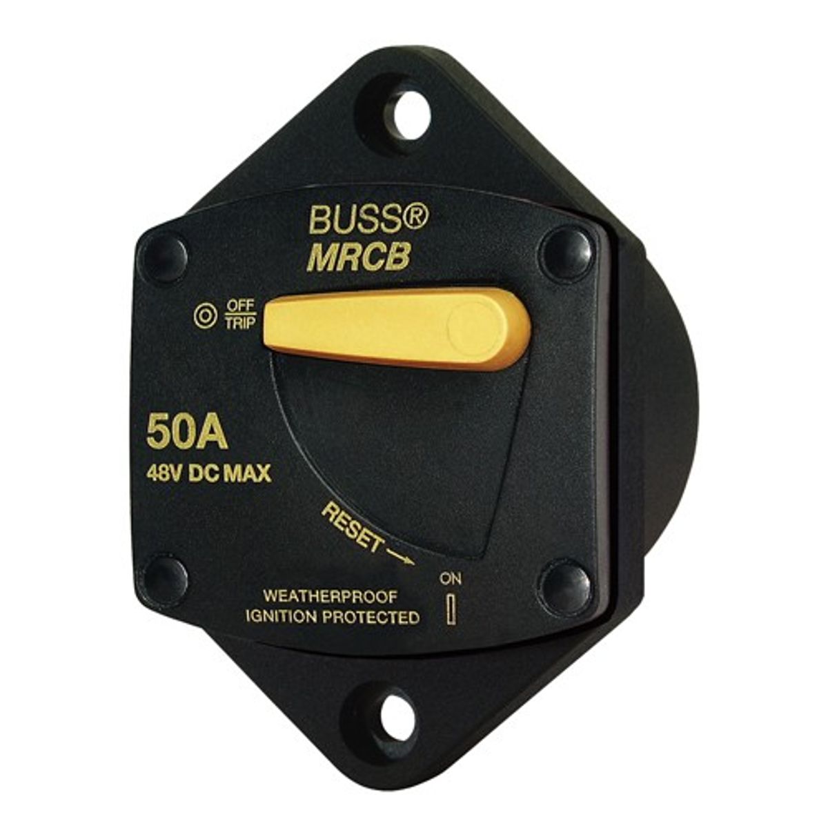 Blue Sea 187 Panel Mount Circuit Breaker (50A)