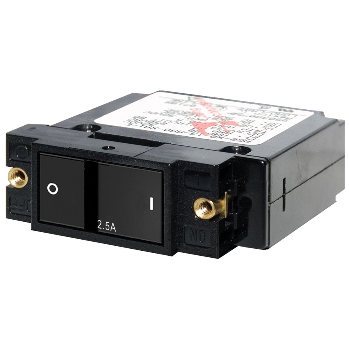 Blue Sea A Series Flat Circuit Breaker Switch (2.5A / Single Pole)