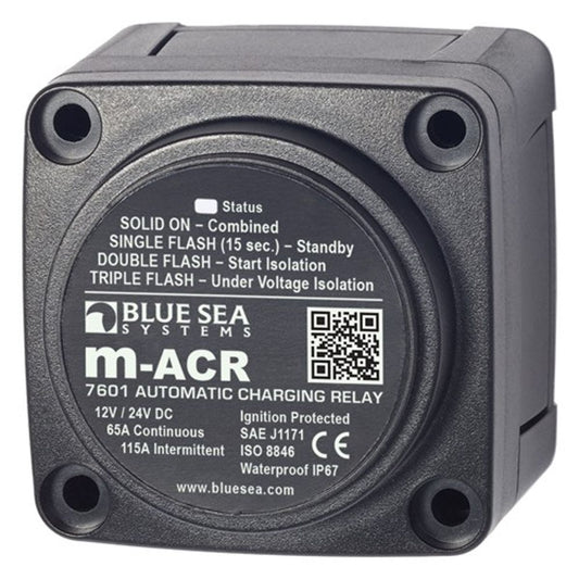 Blue Sea Auto Charging Relay M Series (12/24V / 65A)