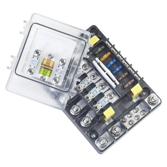 Blue Sea Safetyhub 150 Fuse Block 10 Circuit (600A Max)
