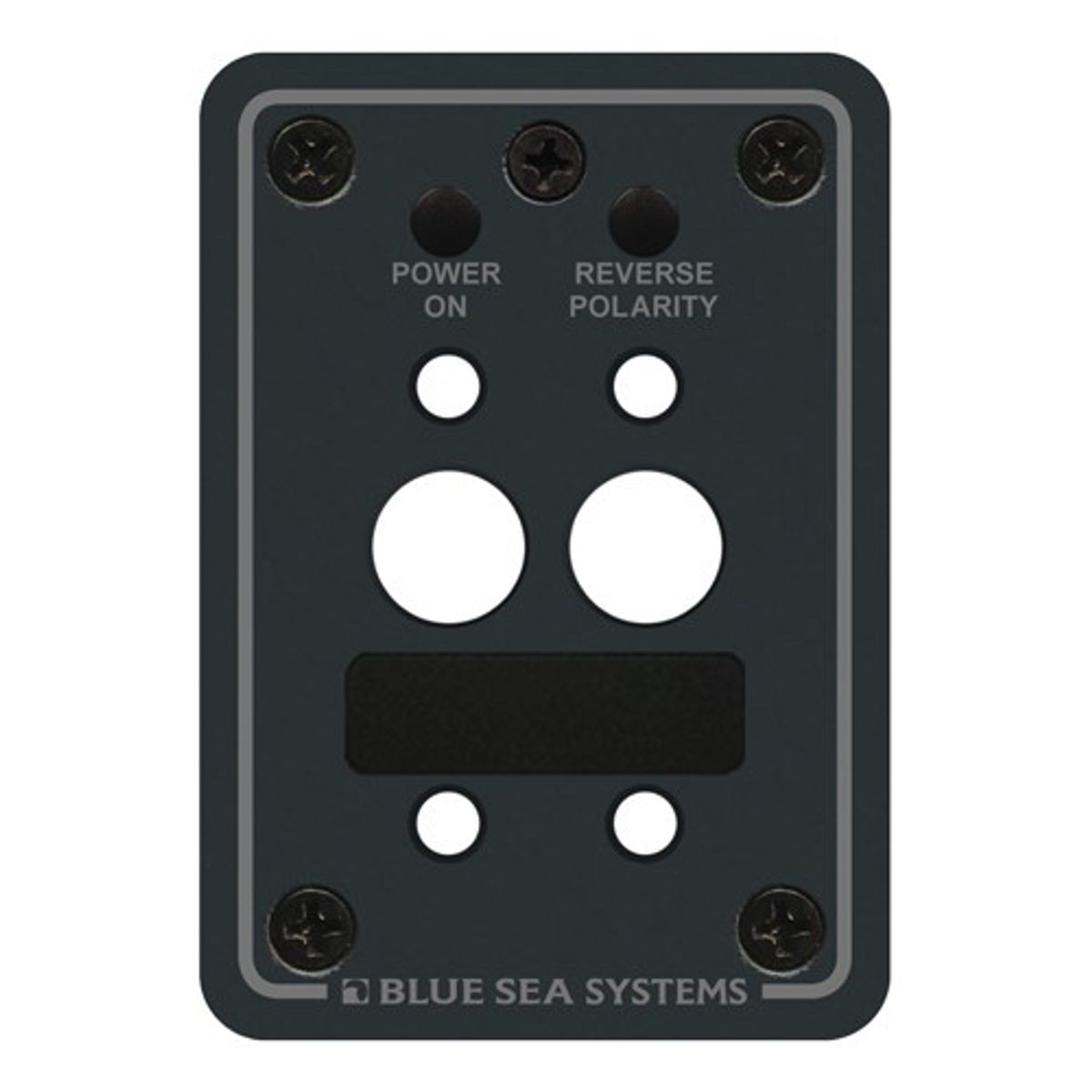 Blue Sea Panel Blank for Two A-Series Toggle Switch Circuit Breakers