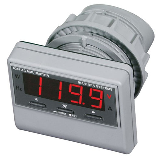 Blue Sea Digital Multimeter AC with Alarm (80-249V) 8-28247