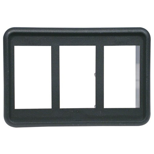 Blue Sea Contura Switch 3 Position Mounting Panel in Black