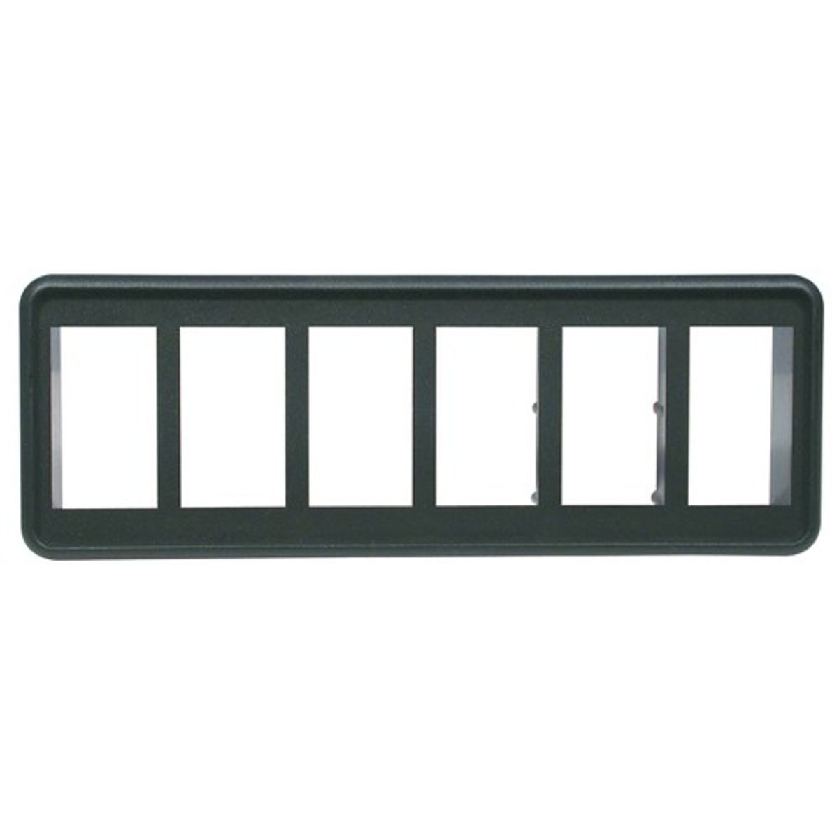 Blue Sea Contura Switch 6 Position Mounting Panel in Black