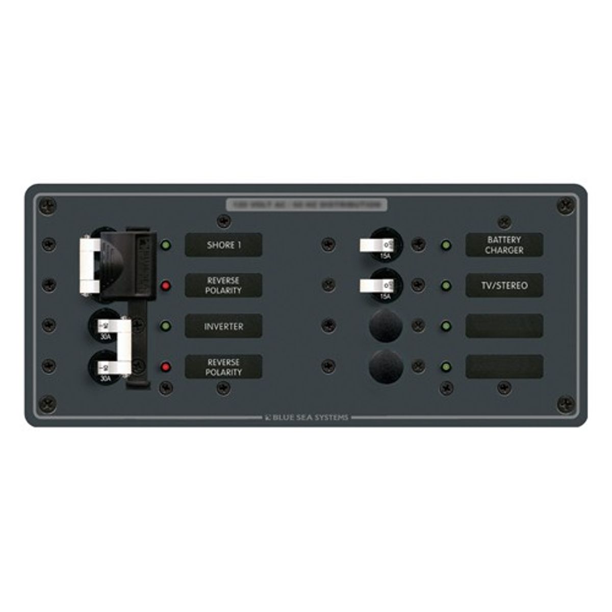 Blue Sea Panel AC Source Select (230V / 16A / 4 Position)