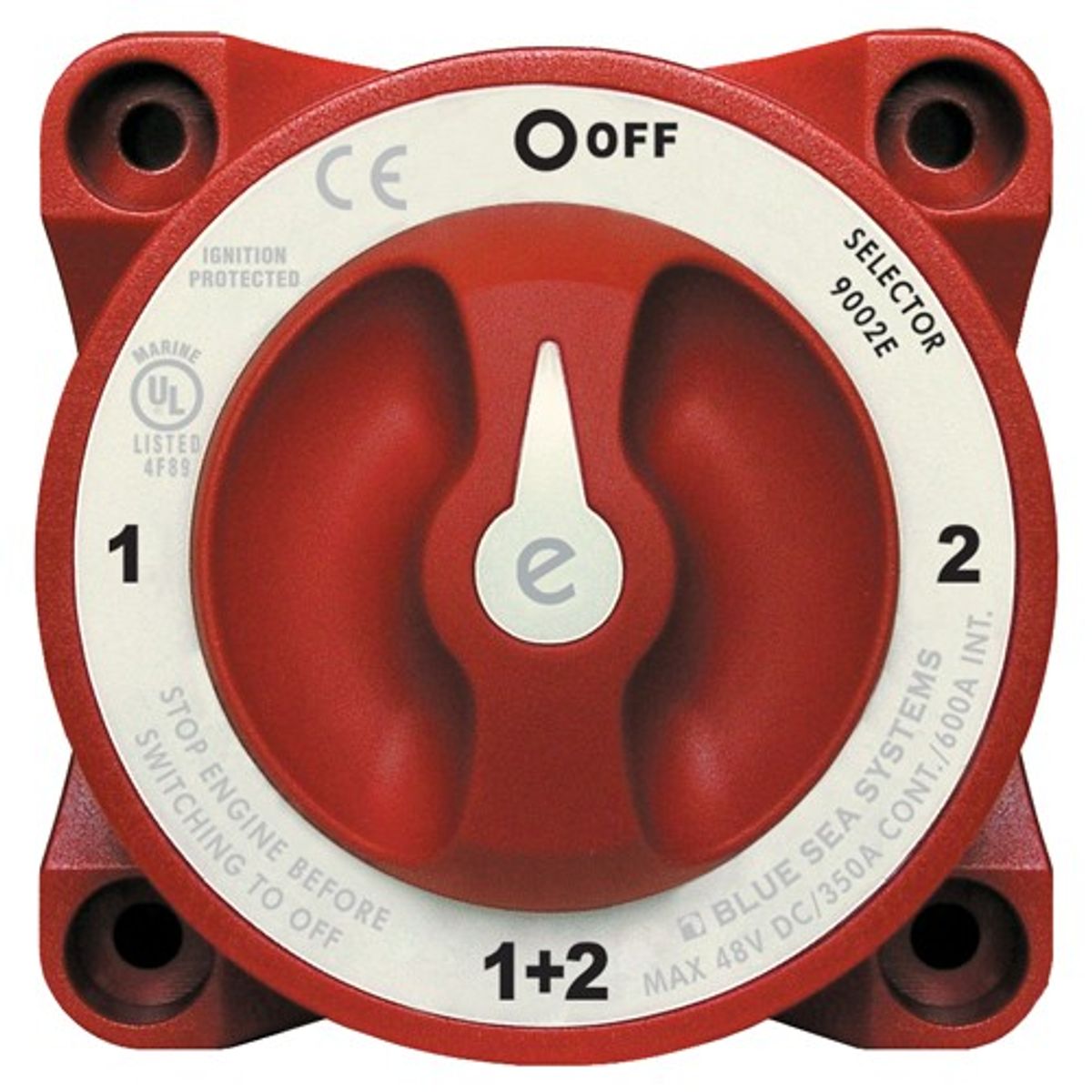 Blue Sea Battery Switch 4-Way with AFD 8-29002