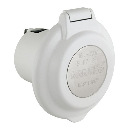 Marinco Contoured Shore Power Inlet Socket with Easy Lock (16A / 230V) 8-45002