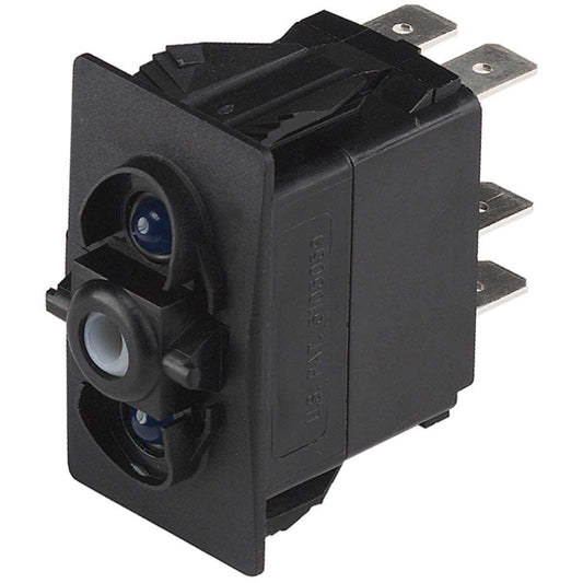 CZone Custom Rocker Switch with Blue LED (Momentary On / Off / Mom On)