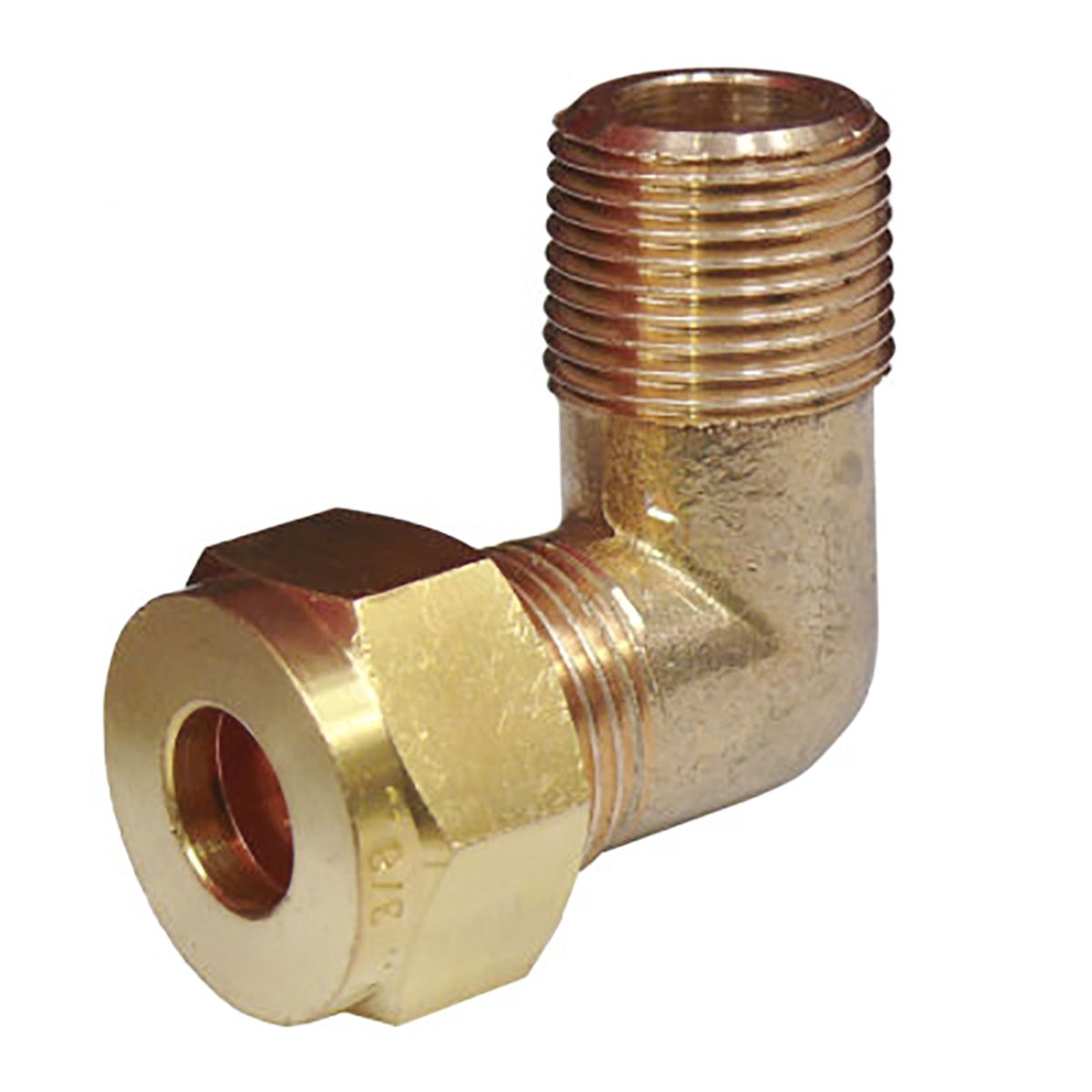 AG Brass Compression Elbow (1/2" BSPT Male to 1/2" Compression) 8031