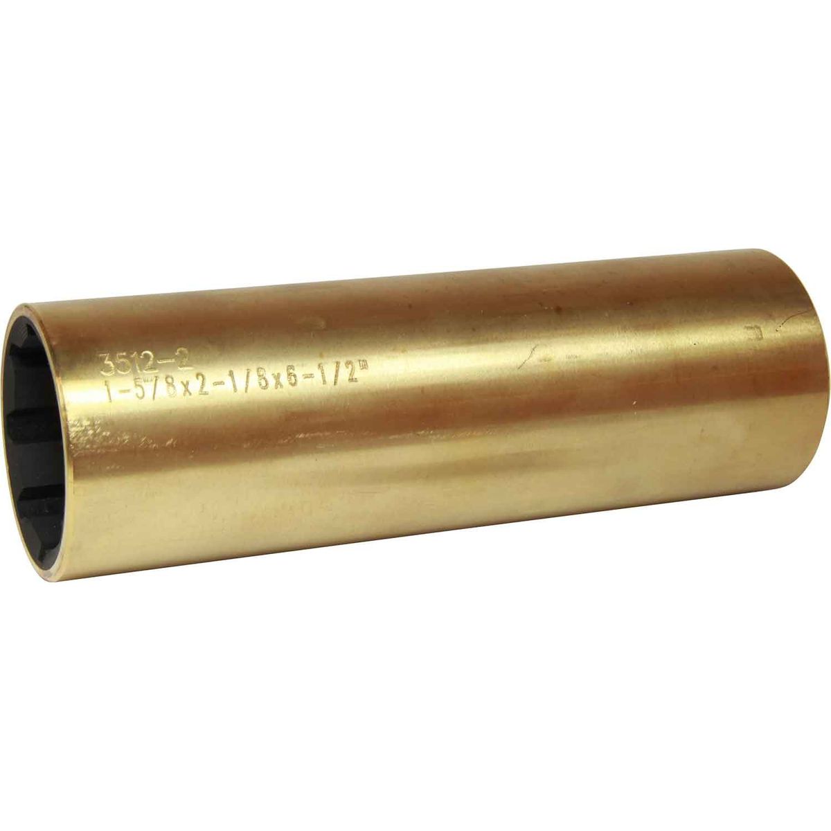Exalto Brass Shaft Bearing (1-5/8" Shaft, 2-1/8" OD, 6-1/2" Long) 809025