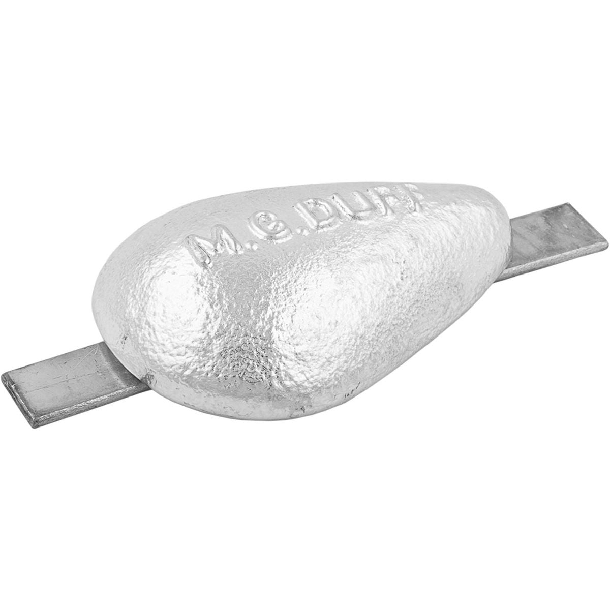 MG Duff ZD76 Pear Shaped Zinc Hull Anode for Salt Waters (1.0kg) 812001