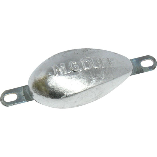 MG Duff AD77 Pear Shaped Aluminium Hull Anode (Salt / Brackish, 1.0kg) 812302