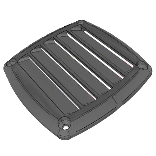 Osculati ABS Louvred Vent Black (85 x 85mm) 813491