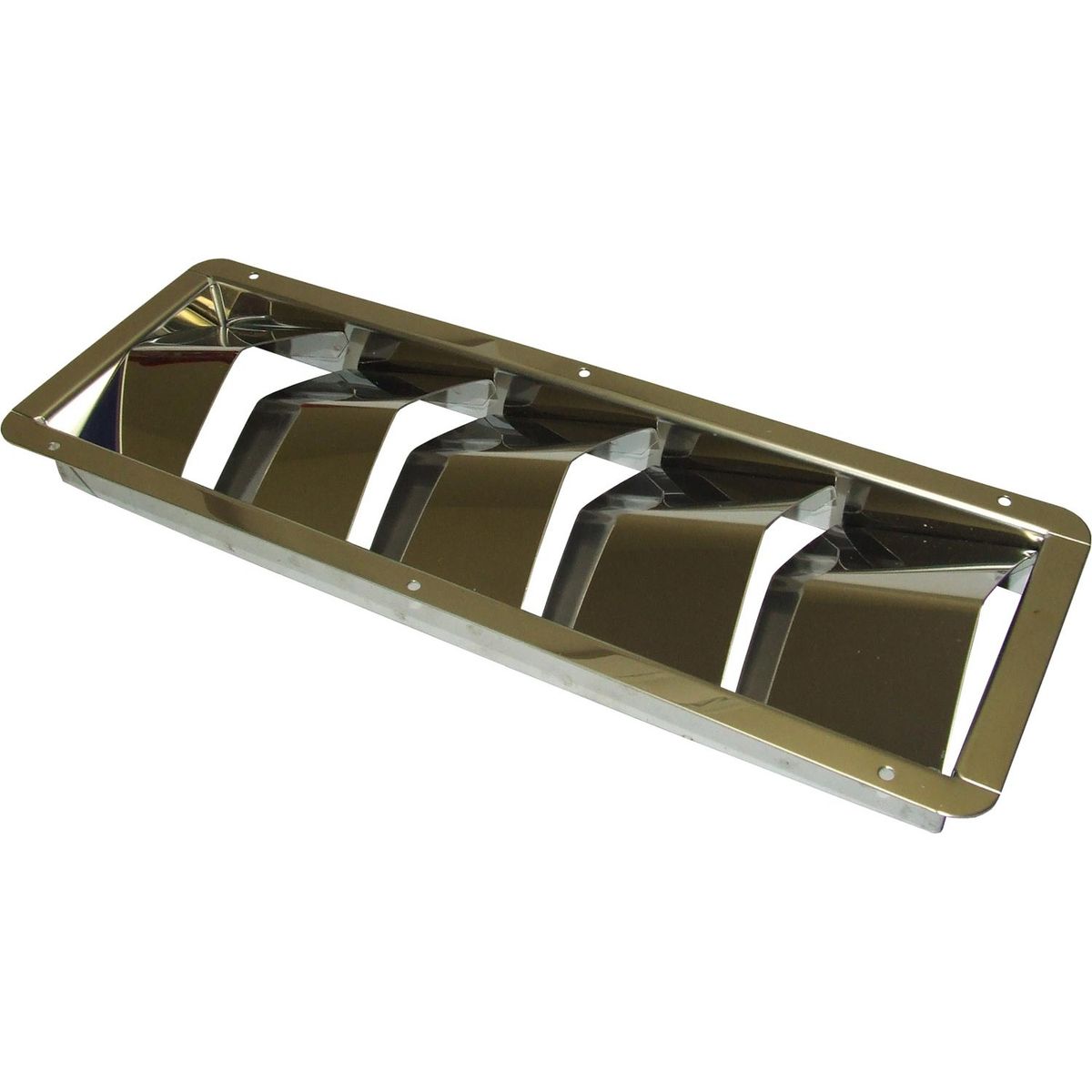 Osculati Stainless Steel Louvered Air Vent (326mm x 114mm) 813513