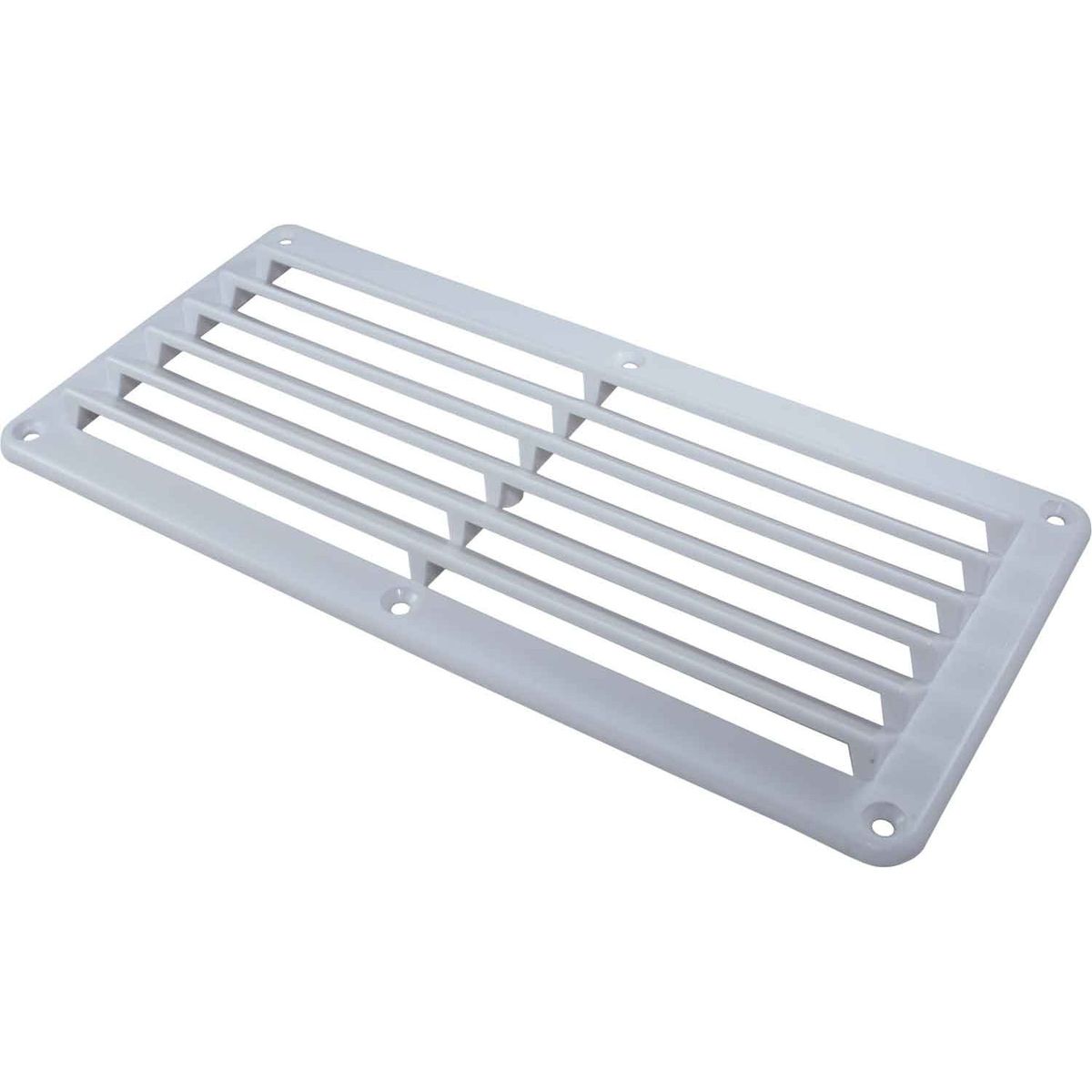 Osculati White Plastic Louvered Air Vent (260mm x 125mm) 813572