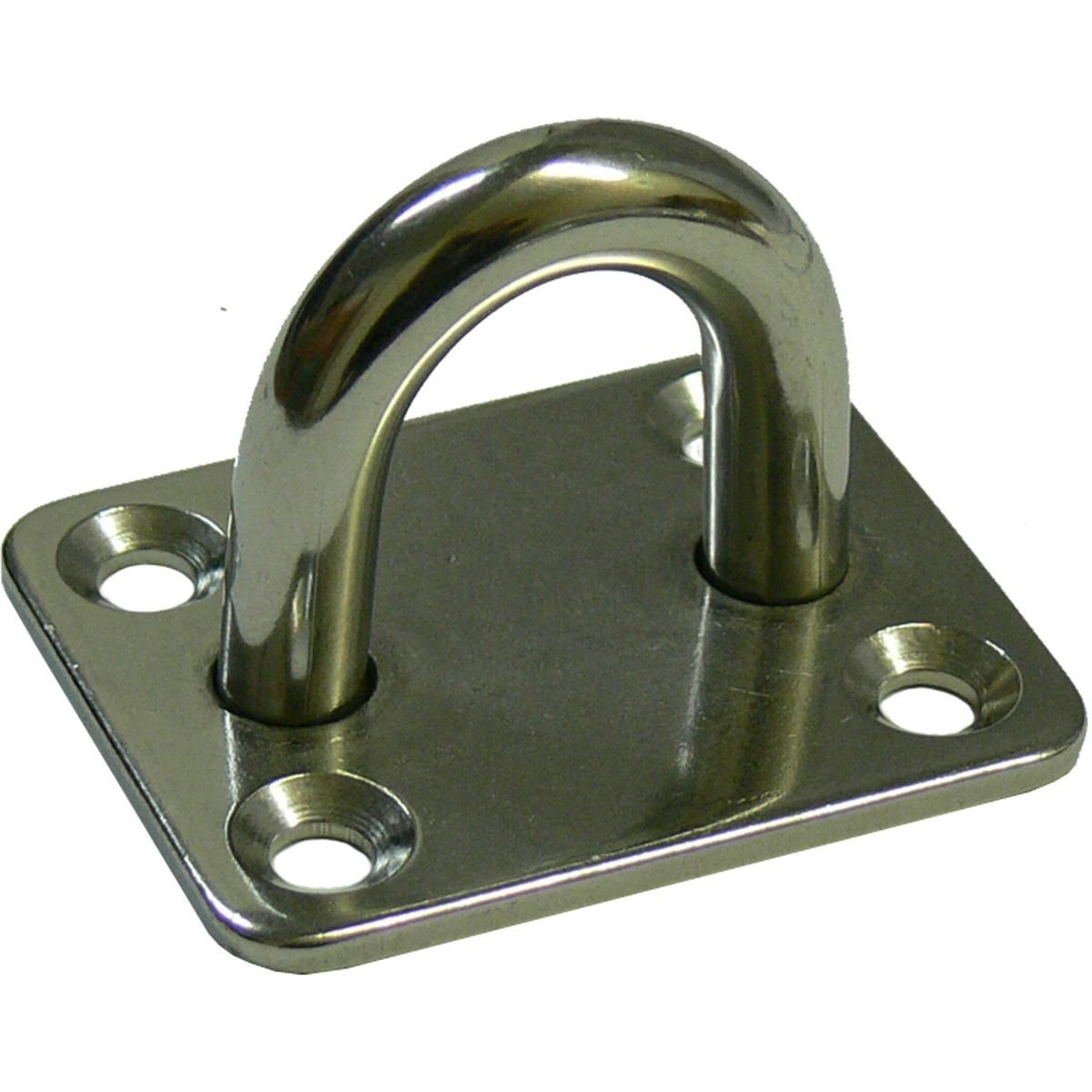 Osculati Stainless Steel Eye Plate (40mm x 50mm Base / 4 Bolts) 813632
