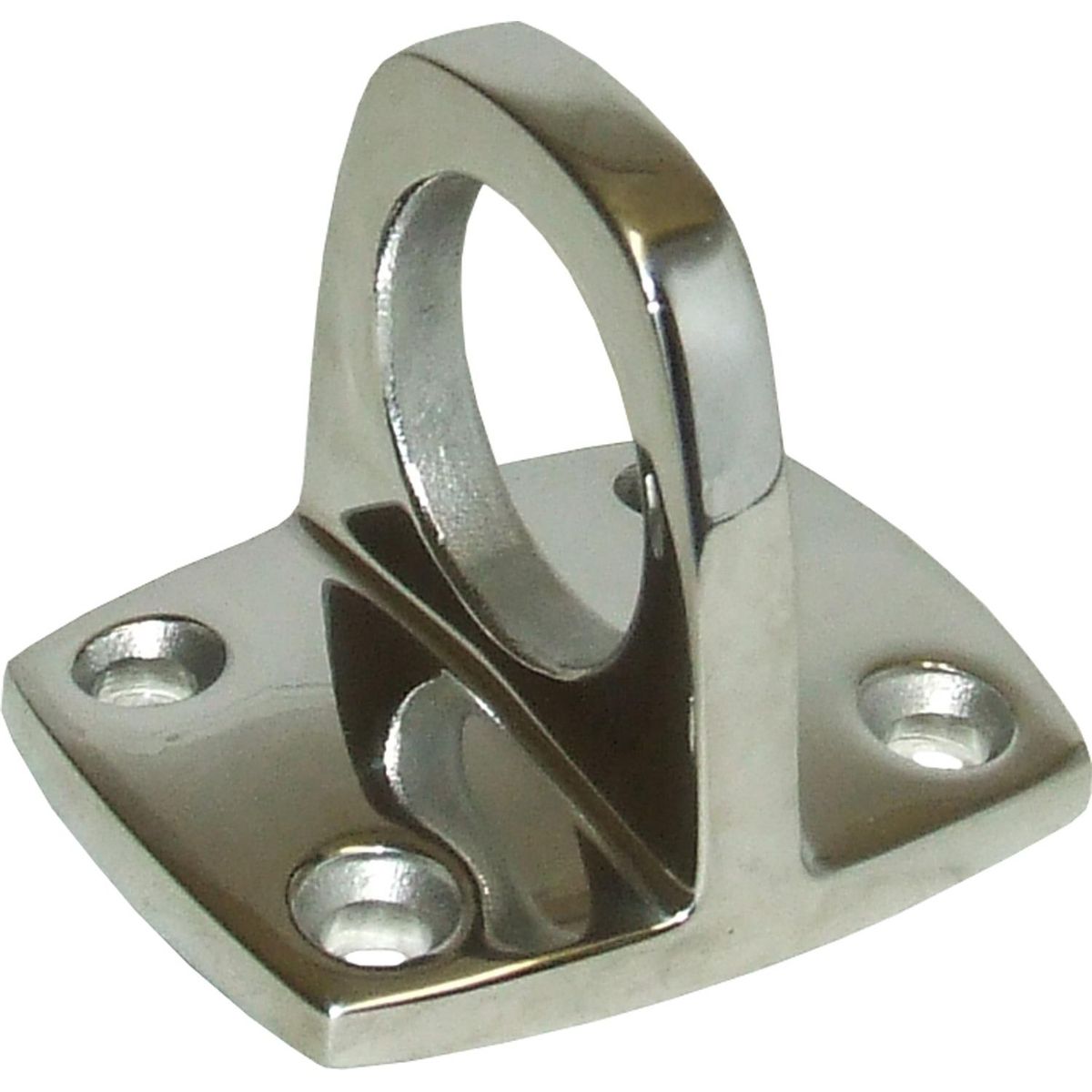 Osculati Stainless Steel Eye Plate (46mm x 38mm Base / 4 Bolts) 813639