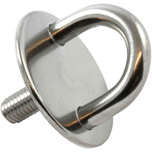 Osculati Stainless Steel Eye Plate (50mm Diameter Base / M10 Screw) 813683