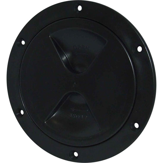 Osculati Plastic Watertight Inspection Cover (Black / 102mm Opening) 814224