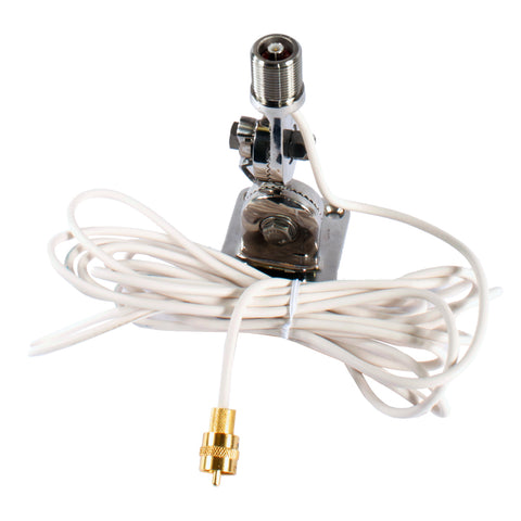 Shakespeare Quick Connect SS Ratchet Mount with cable