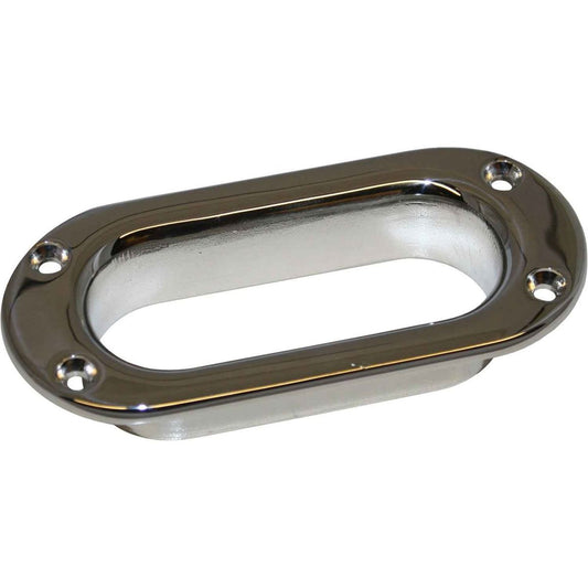 Osculati Stainless Steel Oval Hawsehole (140mm x 63mm) 821304