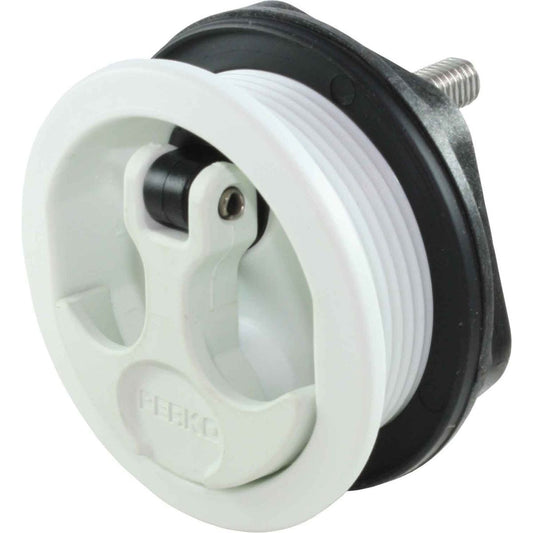 Perko 1092 Surface Mount Latch (White / White Handle) 827924