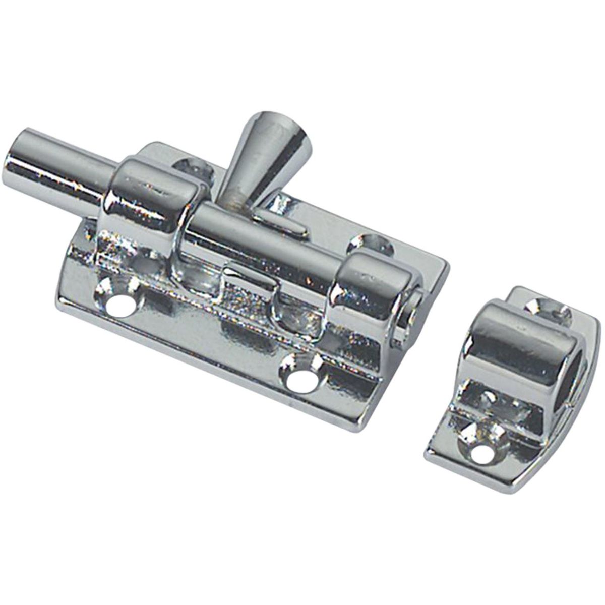 Foresti & Suardi Chrome Plated Brass Latch (60mm) 831065