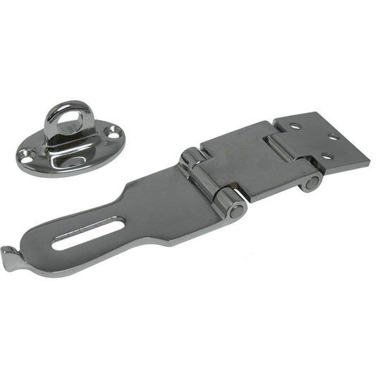 Osculati Chrome Plated Brass Folding Lockable Latch (140mm x 35mm) 831082