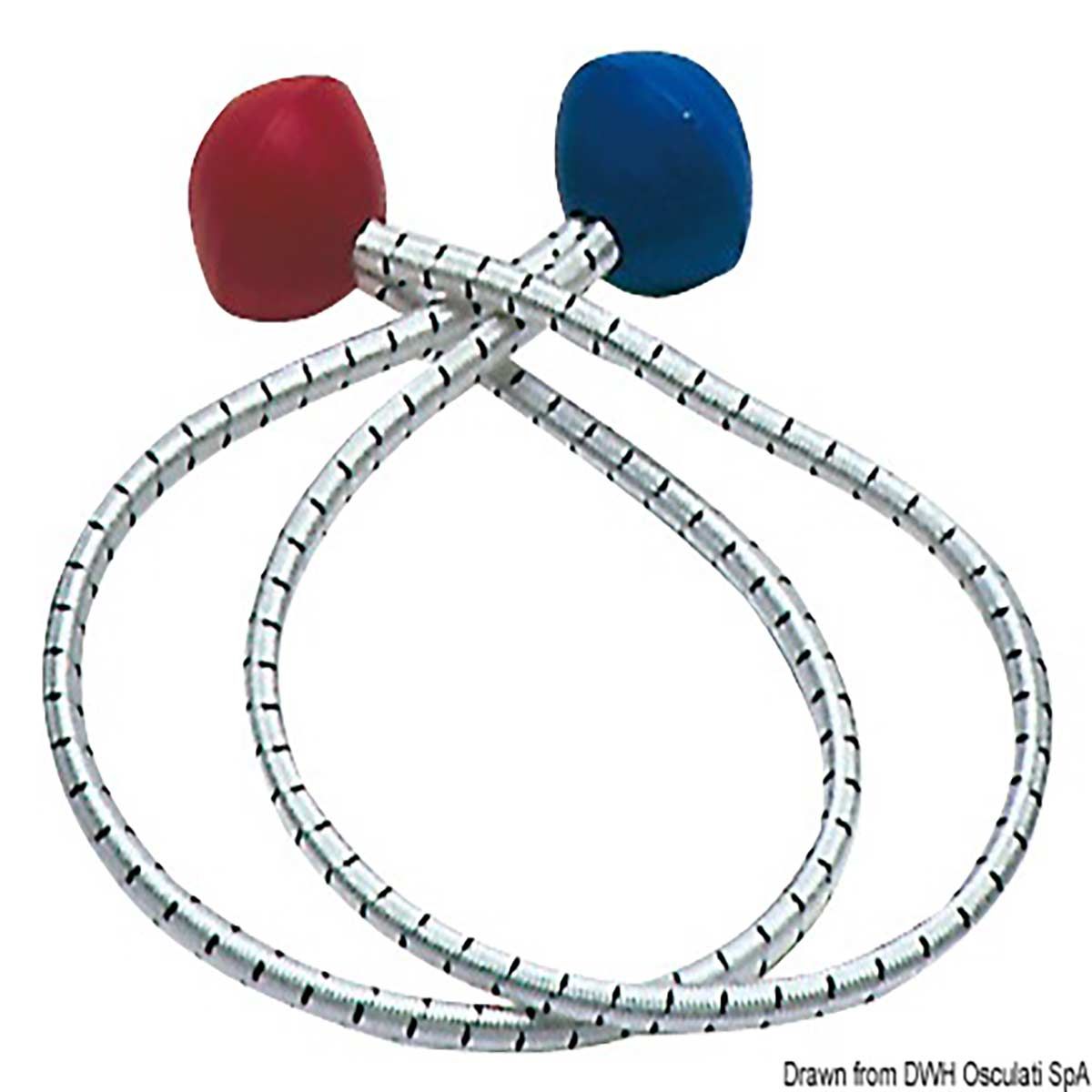 Osculati Bungee Tie 400mm with Plastic Ball Ends 831176