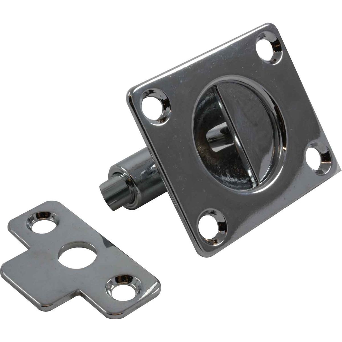Foresti & Suardi Hatch / Drawer Stopper Catch Chrome Plated Brass 831302