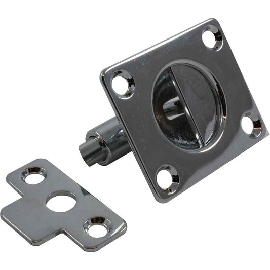 Foresti & Suardi Hatch / Drawer Stopper Catch Chrome Plated Brass 831302