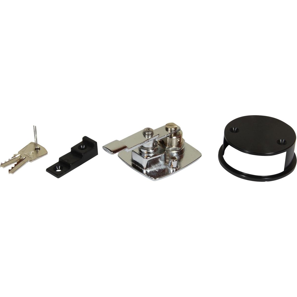 Foresti & Suardi Hatch / Locker Lock Flush Mount Chrome Plated Brass 831308