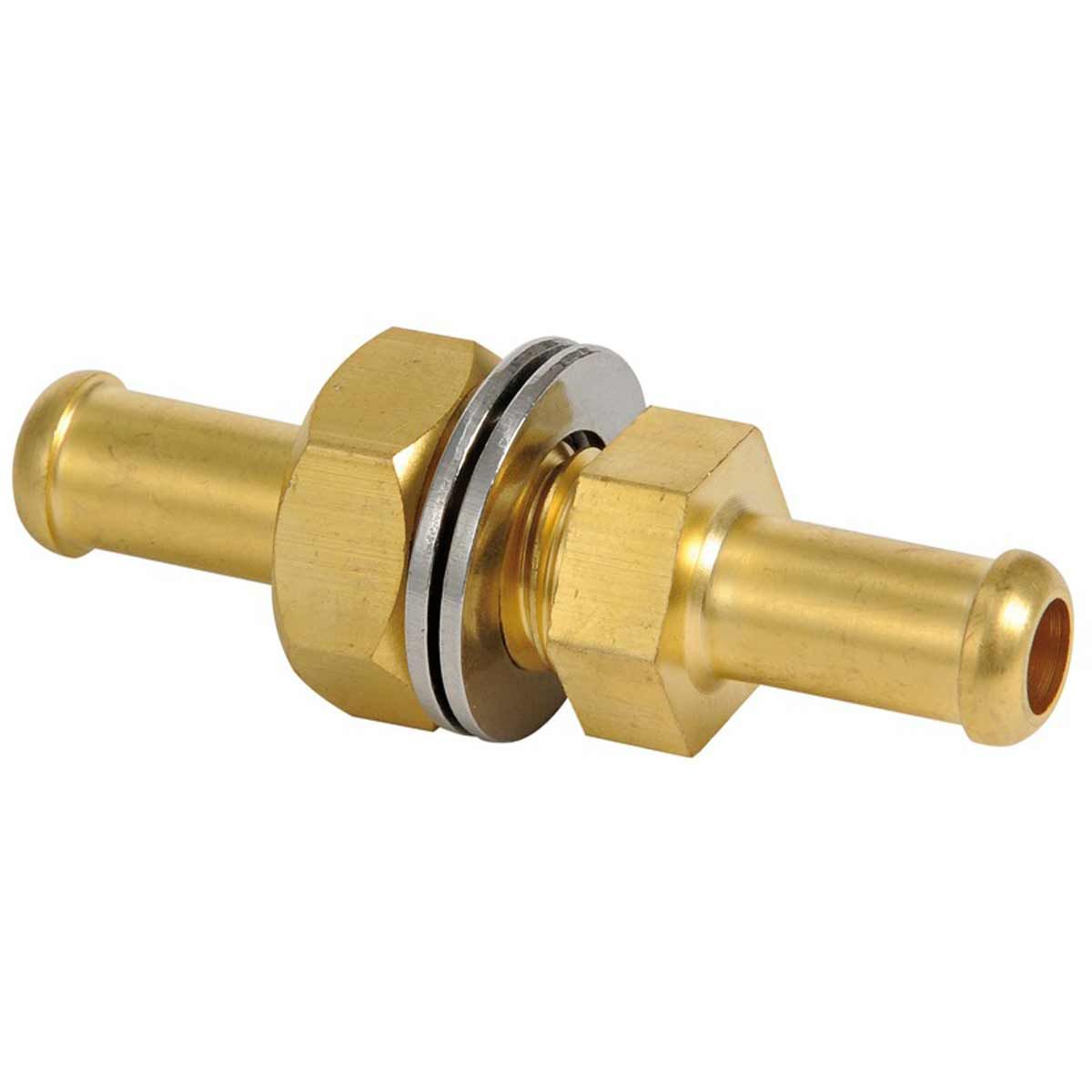 Brass Bulkhead Fuel Connector (10mm Hose) 831960