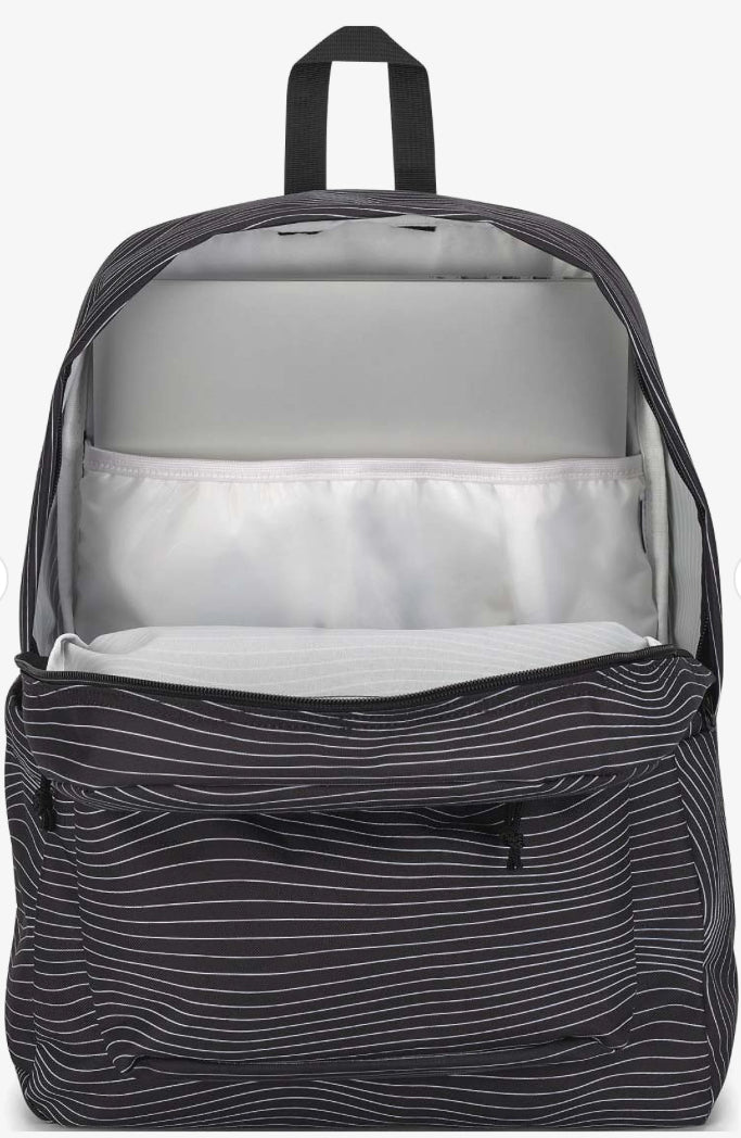 Jansport SuperBreak Plus Backpack (Screen Waves)