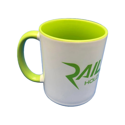 Railblaza Branded Mug - White & Green