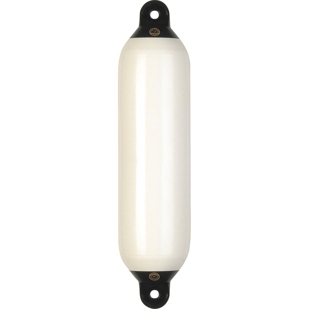 Dan-Fender White Cylindrical Fender for 17-23' Boats (150mm x 645mm) 895012